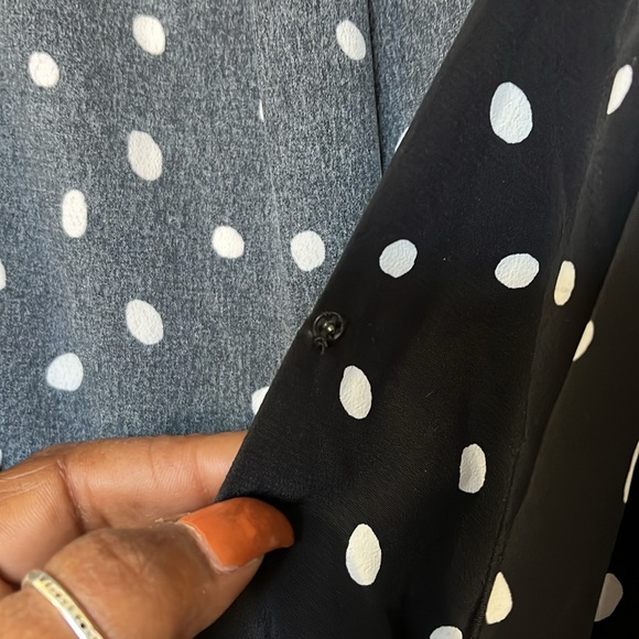 Ladies blue and polka jumpsuit - Picture 9 of 9